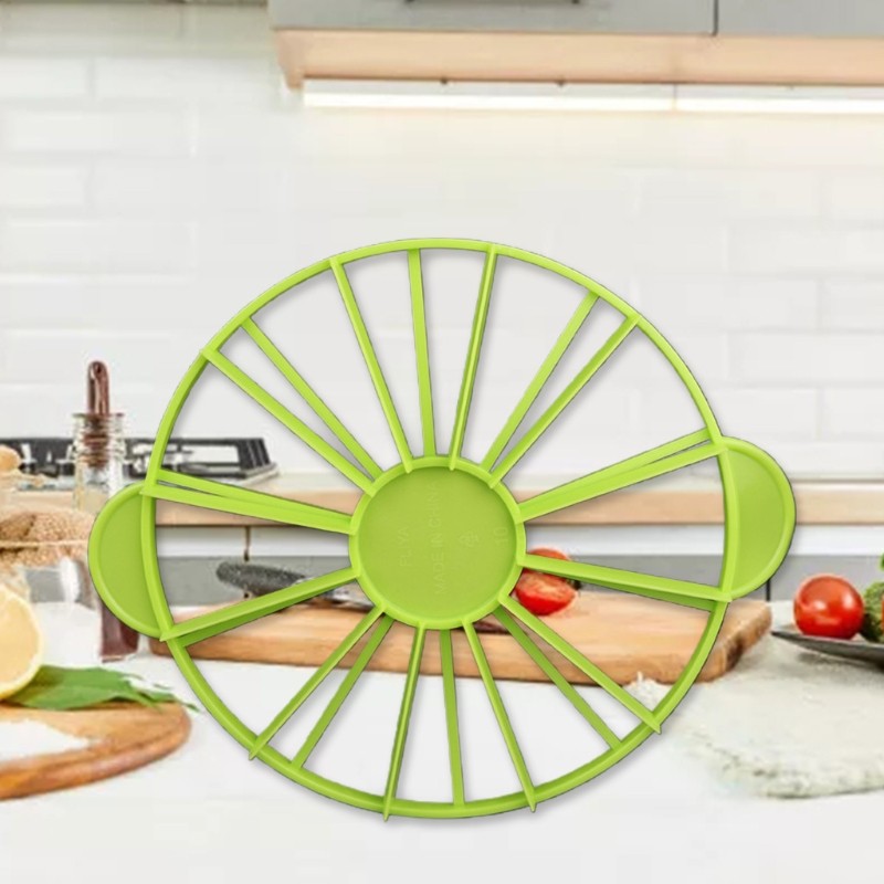 10/12 PCS Bread Cake Divider Equal Portion Cutter Slice Marker Baking Tool Green