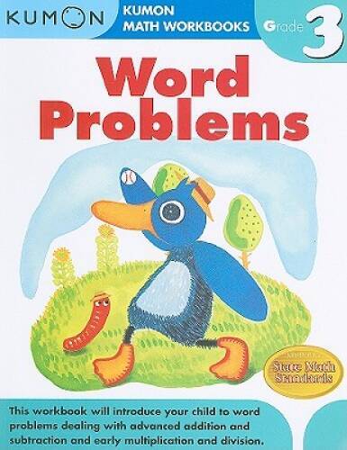 Word Problems (Kumon Math Workbooks Grade 3) - Paperback - GOOD