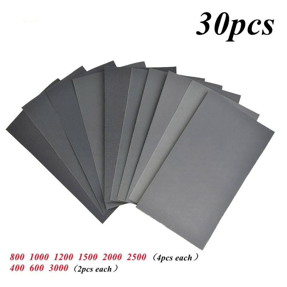 Versatile Silicon Carbide Sandpaper Bundle for DIY and Industrial Projects