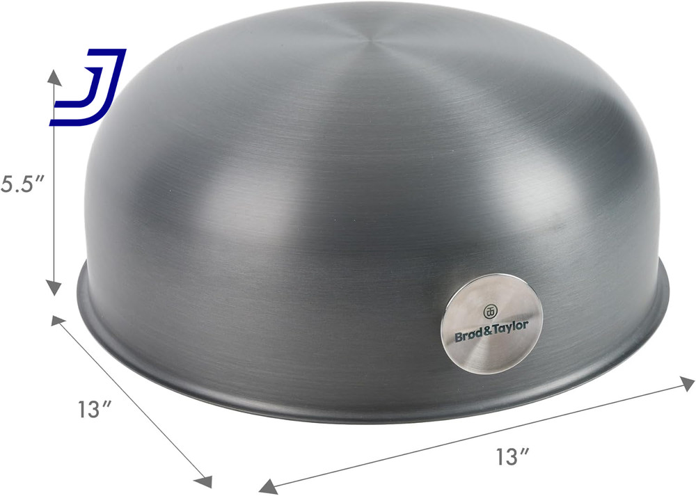 Ultralight Baking Shell for Sourdough Bread (Boule) – No Preheating Needed for C