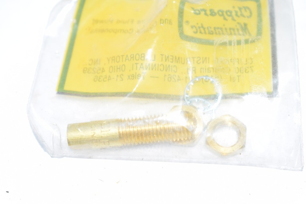 NEW Clippard Cincinnat1.0 Brass Valve Fitting