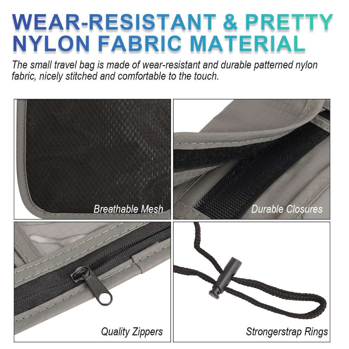 RFID Blocking Passport Holder Travel Wallet Bag Security Neck Pouch Anti-theft