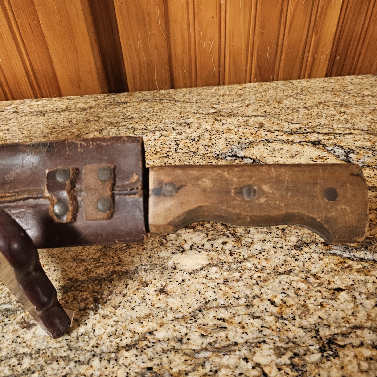 Vintage Collins & Co. Legitimus No 13 Large Knife With Sheath USA