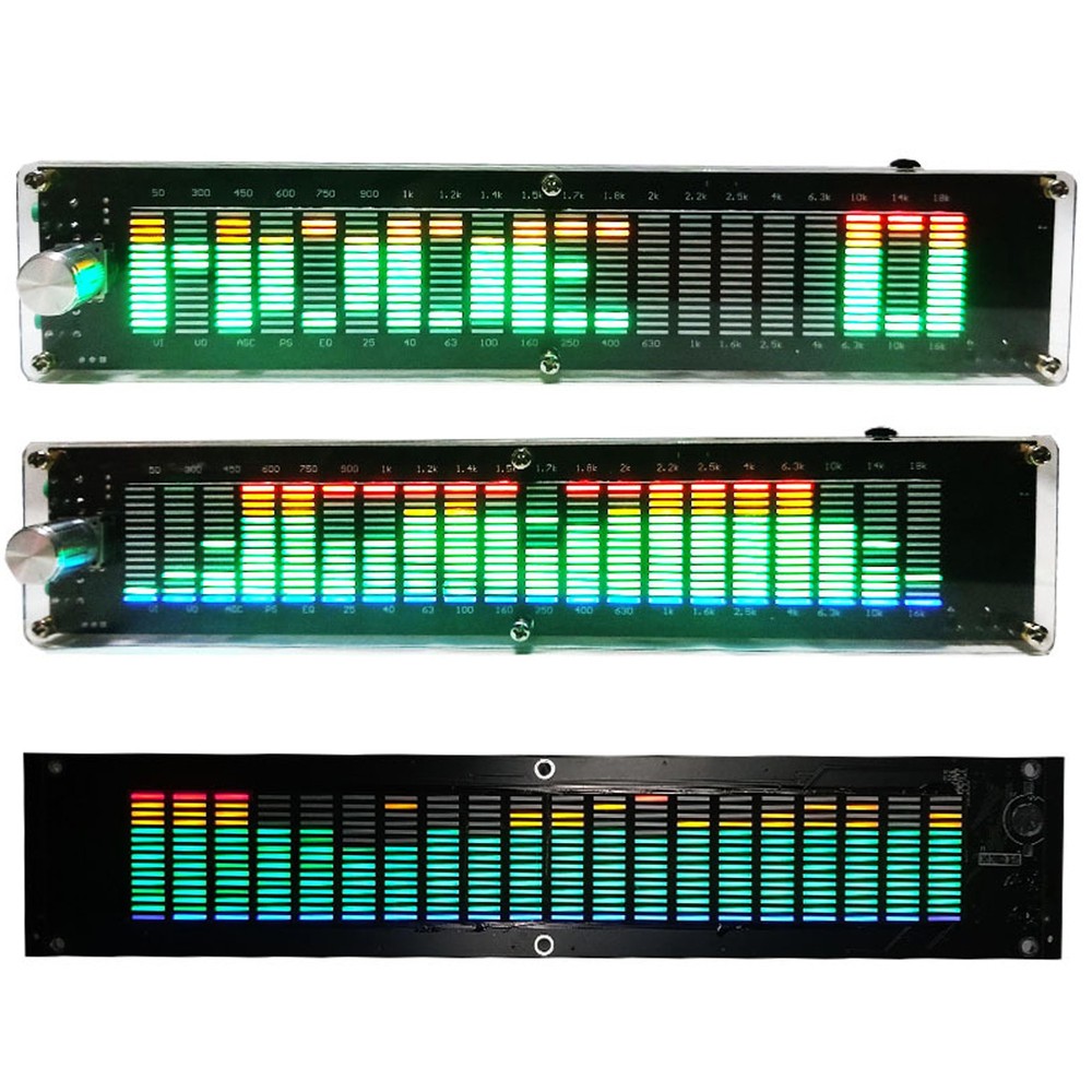 VU Meter Indicator Music Spectrum Analyzer 20 Segment 15 Level LED Display w/DSP