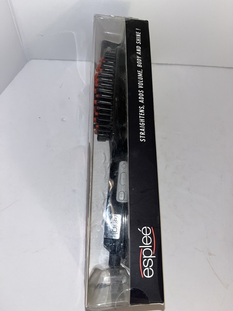 Esplee Hot N Straight Styling Brush Ceramic Ionic Technology - Black