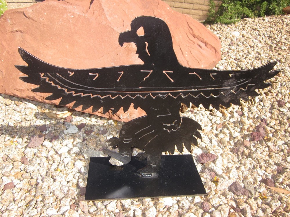 VINTAGE "DANCING EAGLE"~"EAGLE DANCER"~IRONWORK~EXQUISITE & UNIQUE~EXCELLENT!!