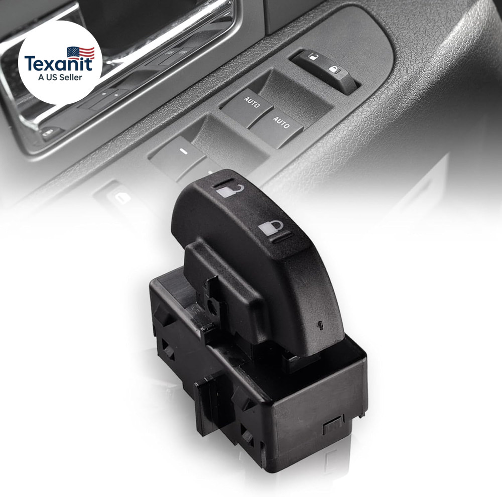 Front Power Door Lock Switch Compatible with 2009-2014 Ford F-150, Switch Assemb