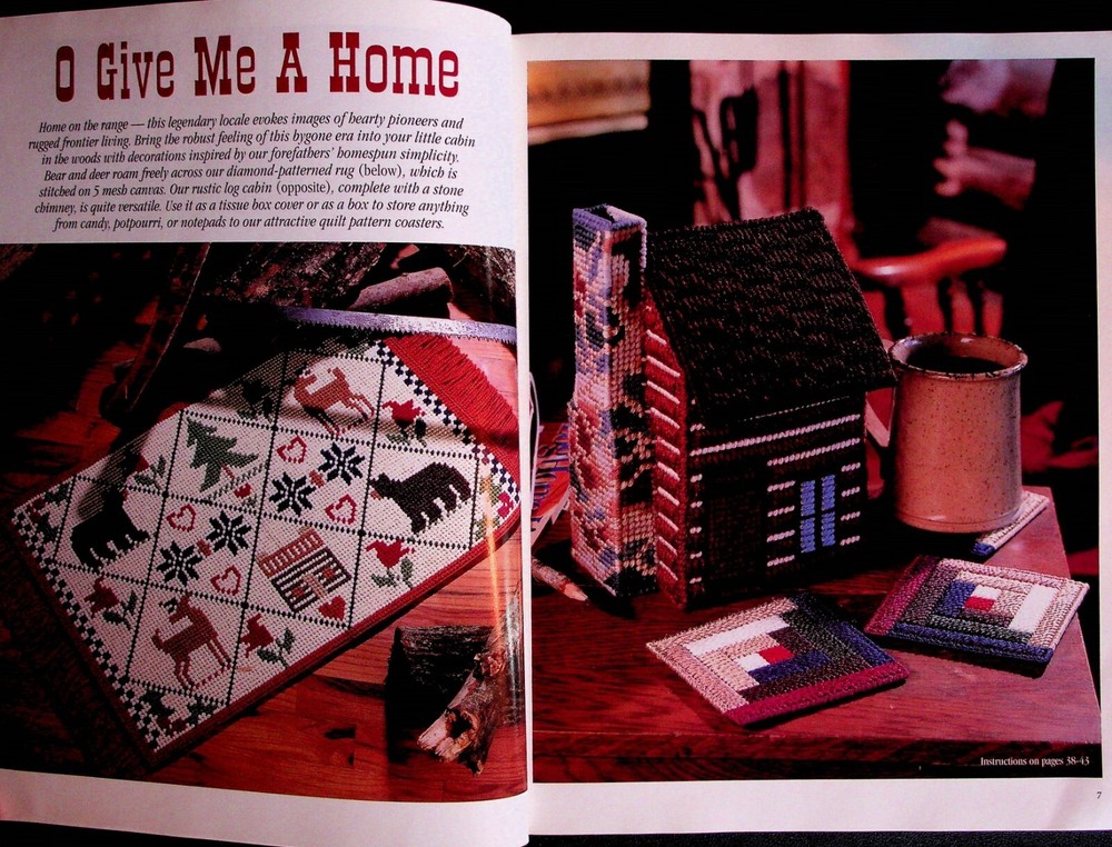 Plastic Canvas Patterns No Place Like Home 75 Mixed Sampler Patterns Projects