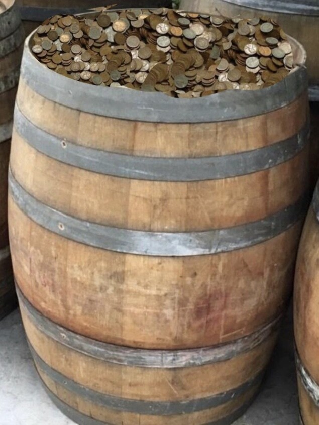 OLD LINCOLN WHEAT CENTS FROM KENTUCKY WHISKEY BARREL HOARD - FIND OF A LIFETIME!
