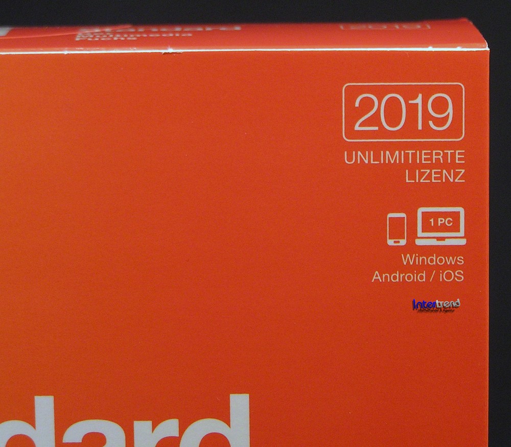 Nero Standard 2019 Full Version Box + CD Multimedia 4in1 Burning Software Original Packaging NEW