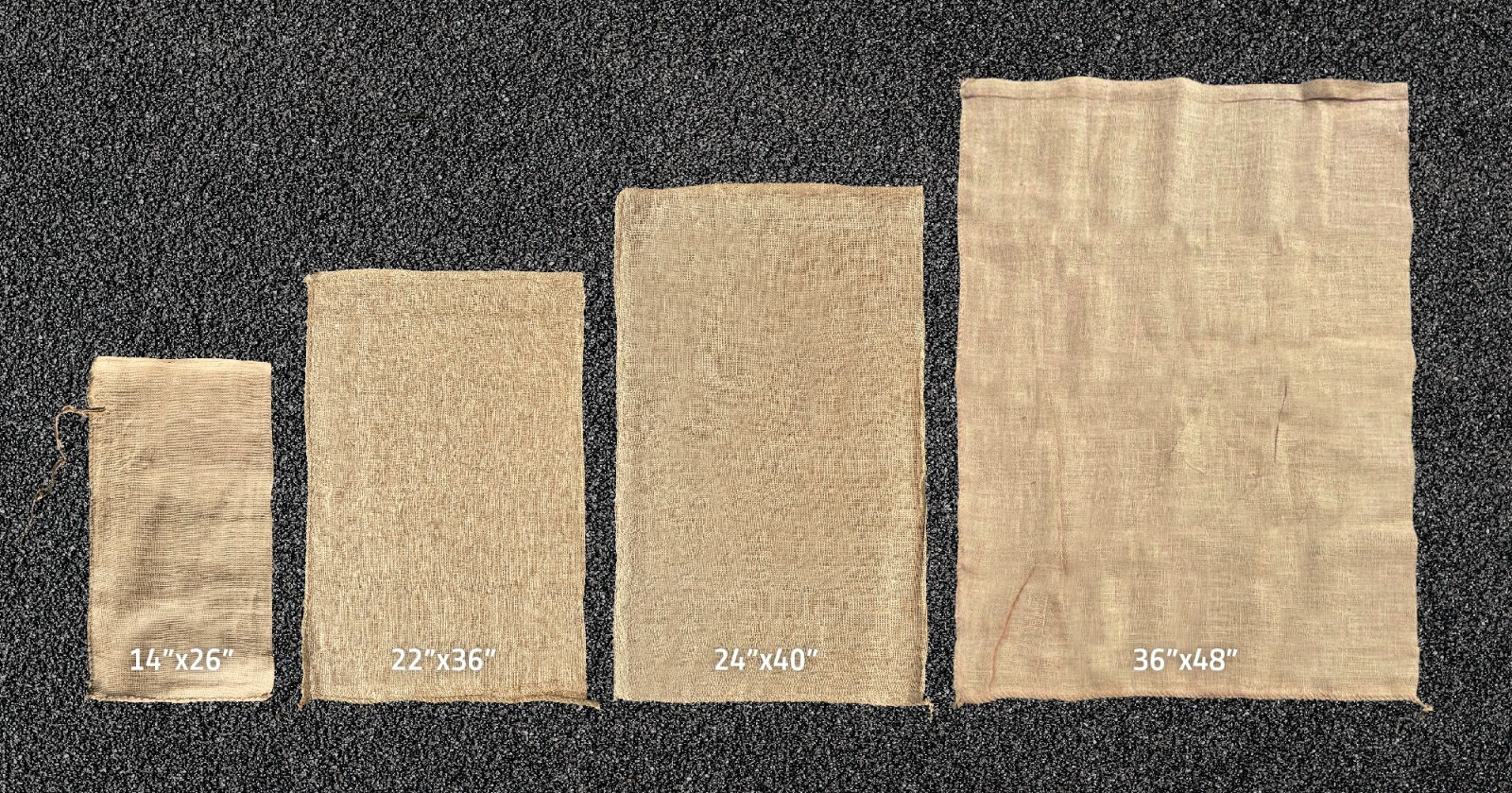 Sandbaggy Burlap Bags Potato Sack Race Gunny Sack, Multiple Sizes