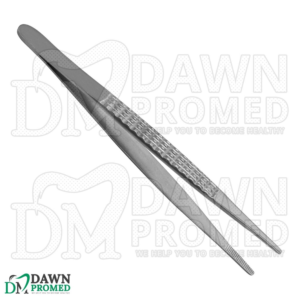 Bonney Dressing Forceps 7″ Serrated Tips General Surgery Orthopedic Instruments