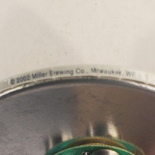 Vintage 2002 Miller Lite Employee Blinking Pinback Button Works