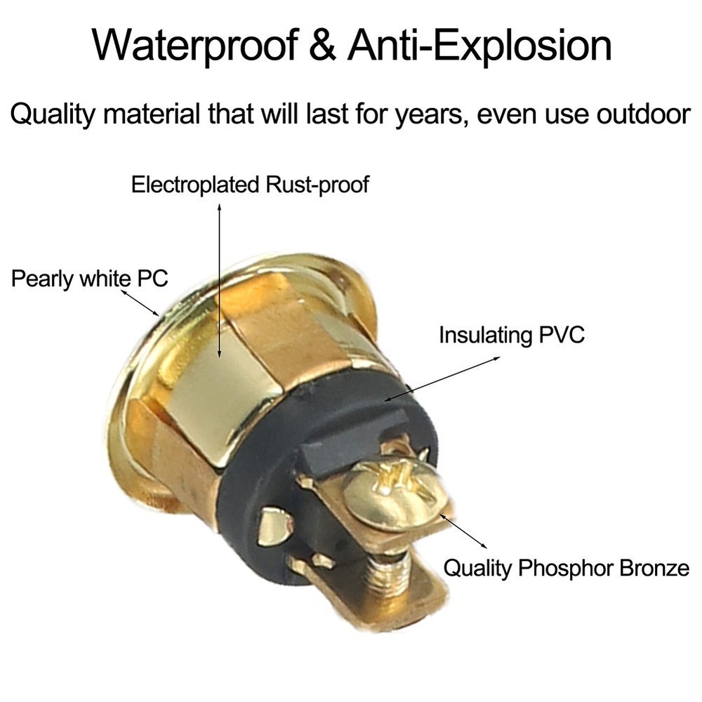 Sturdy Metal LED Doorbell Button Rectangular Shape Energy Efficient Lighting