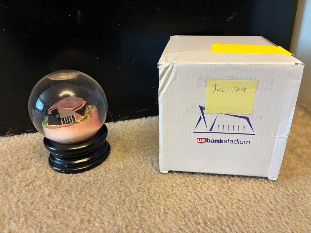 US Bank Stadium Snow Globe