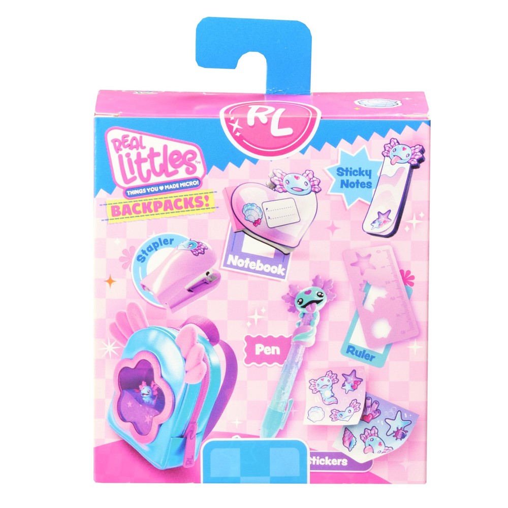 Liquid Charms, 1 Liquid Filled Micro-Sized Backpack with Window & Tiny Animal...