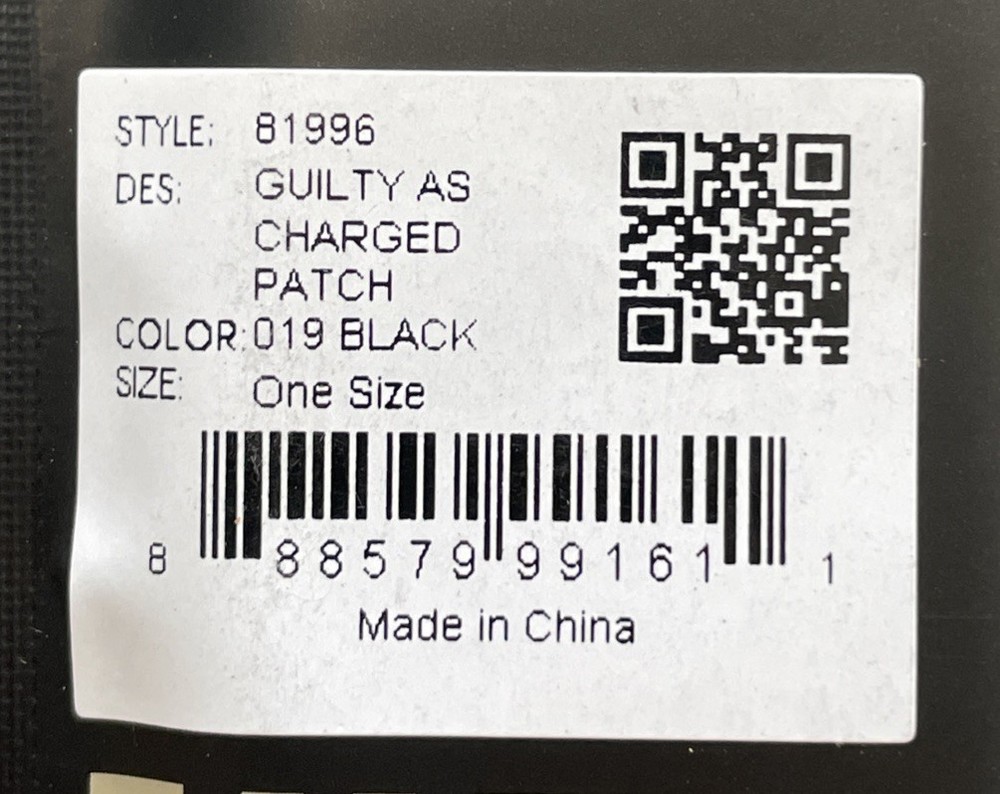 NEW 5.11 TACTICAL GUILTY AS CHARGED PATCH HANDCUFF DONUTS 🍩 HOOK BACKING