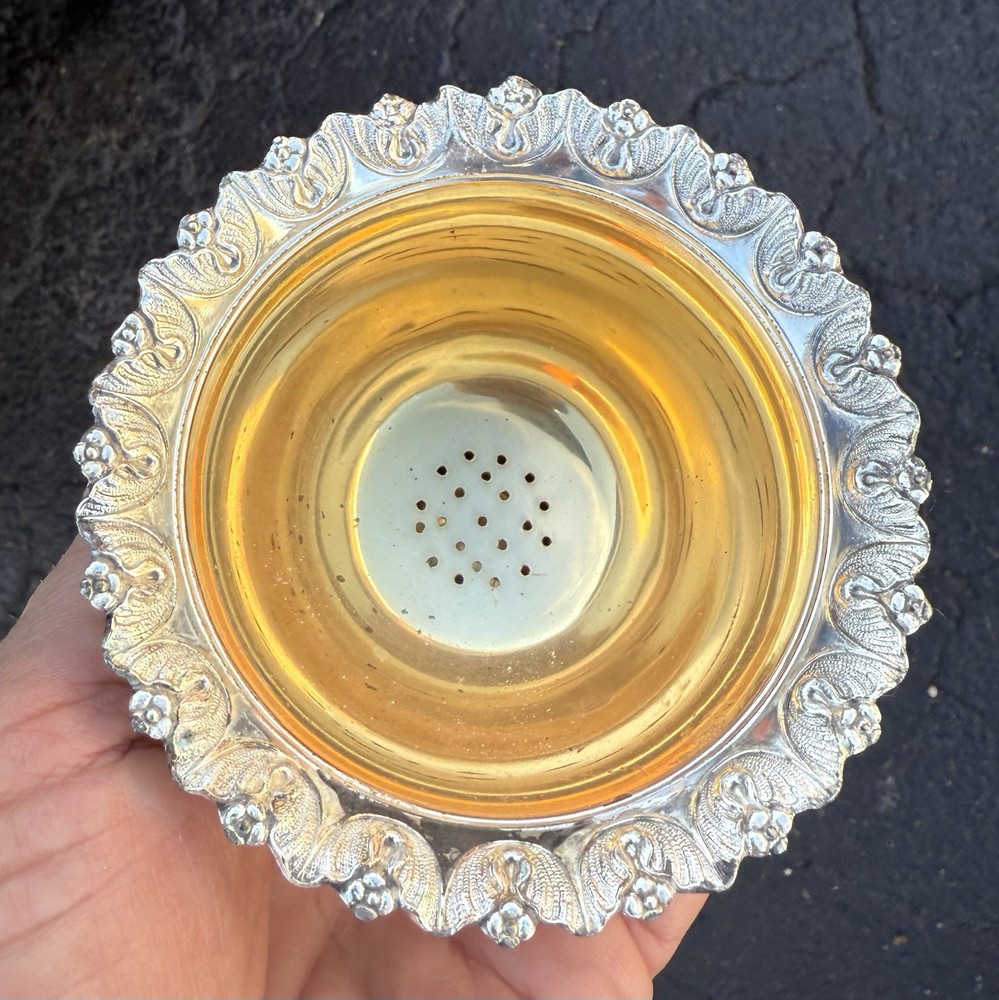 VINTAGE Silver Plate Wine Funnel