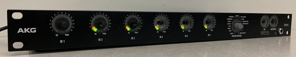 AKG DMM6 Digital Automatic Microphone Mixer 6 Channel input Missing Knobs