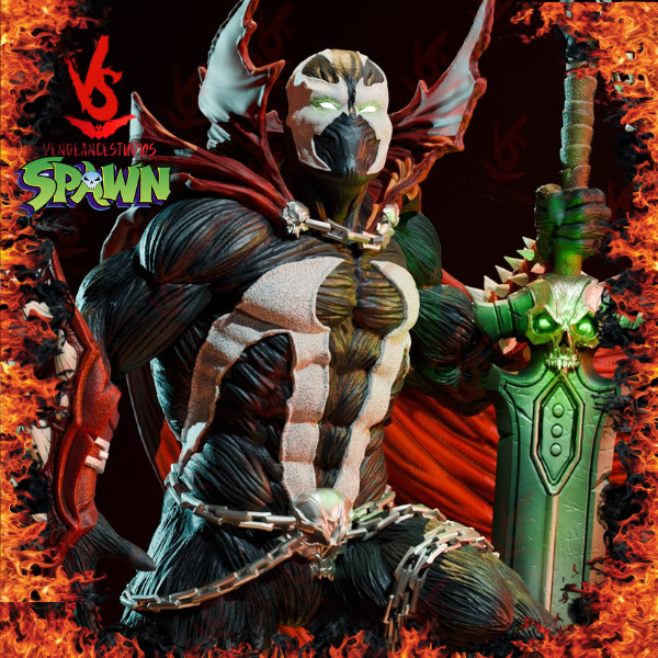 Spawn Unpainted Unassembled 3D printed Resin Model Kit GK2