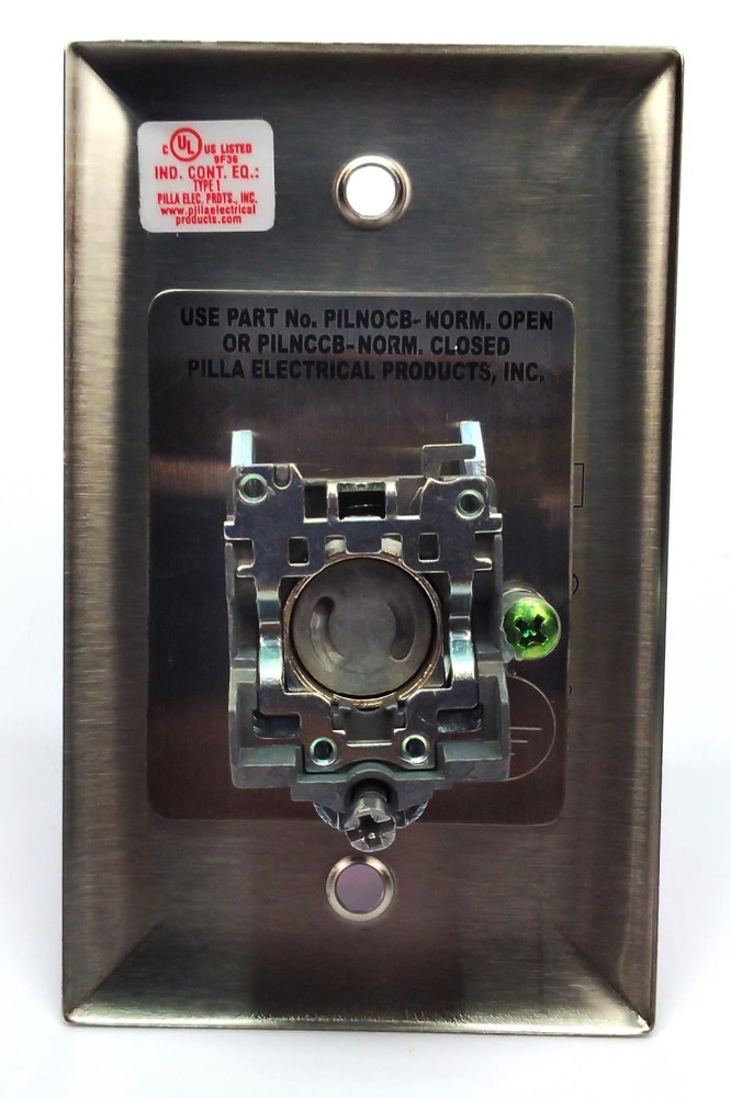 Plant Emergency Station Maintenance HVAC Shut-Down Push Pull Button Switch