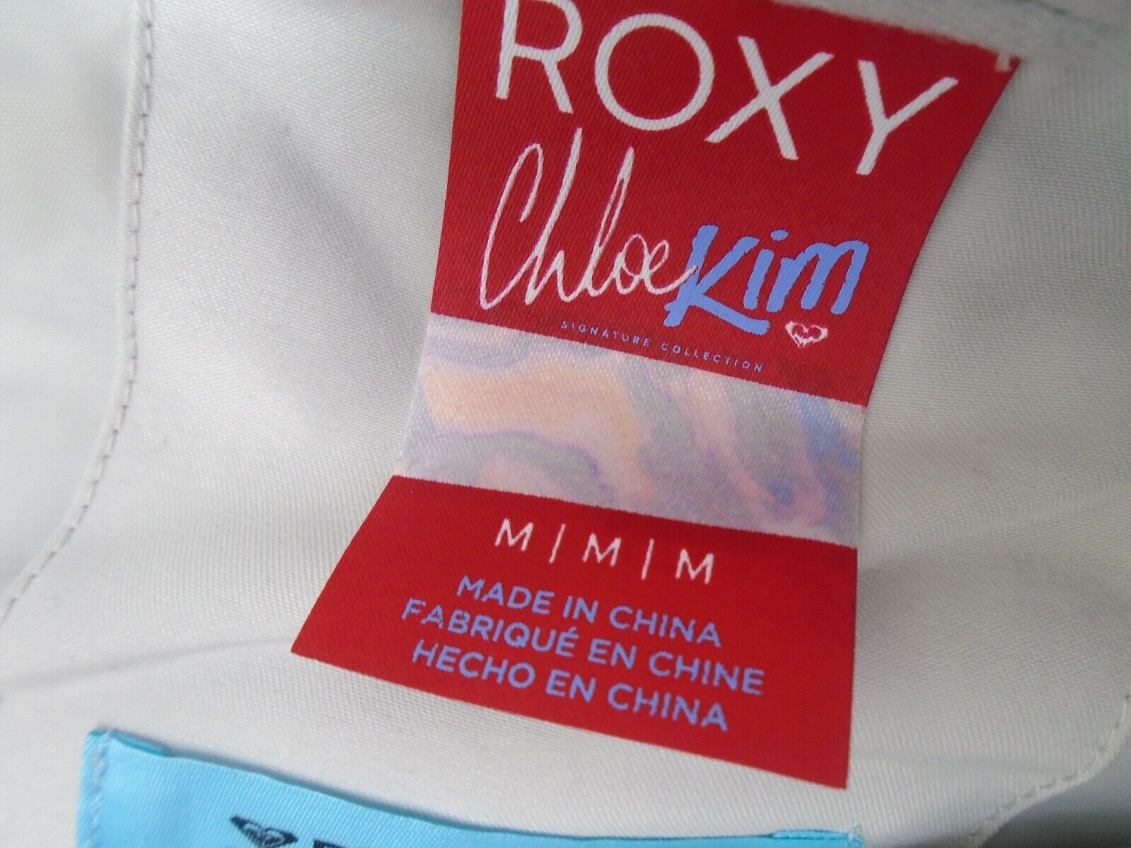 ROXY CHLOE KIM WOMEN'S MEDIUM GRAY / VIOLET MARBLE SKI SNOWBOARD WINTER PANTS