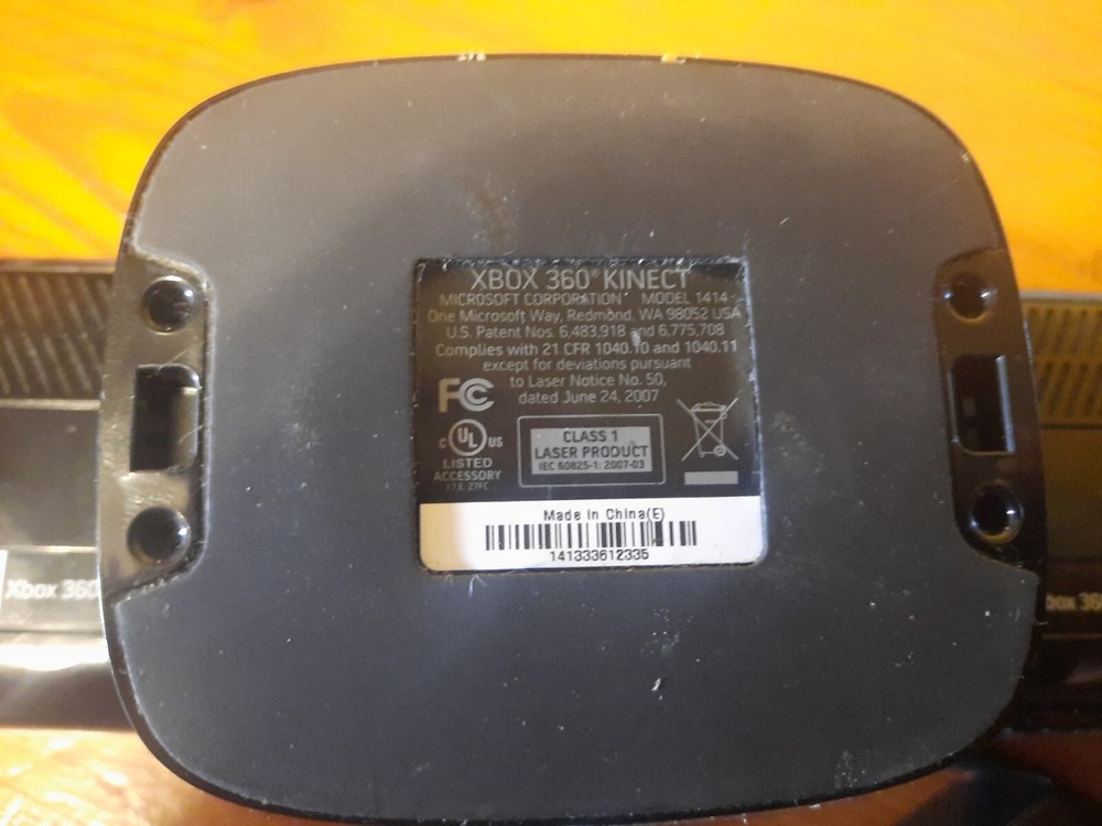 Microsoft Xbox 360 Kinect Sensor Bar With Power Cord