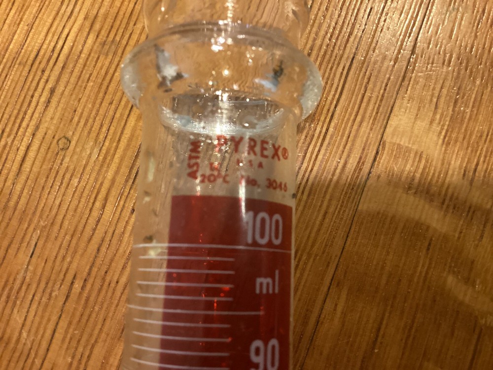 Pyrex, 100ml, Graduated Cylinder, Model 3046, Corning