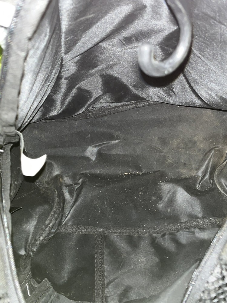Franklin Baseball Softball Bag Backpack 3 Pockets Two Bat Holders Black