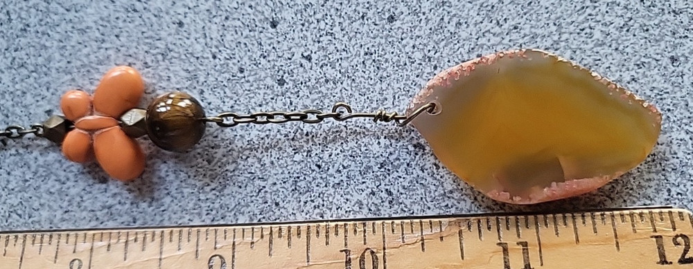 Cherry Wood Dowsing Pendulum 2nd Chakra Sacral & 3rd Solar Plexus : Butetrfly