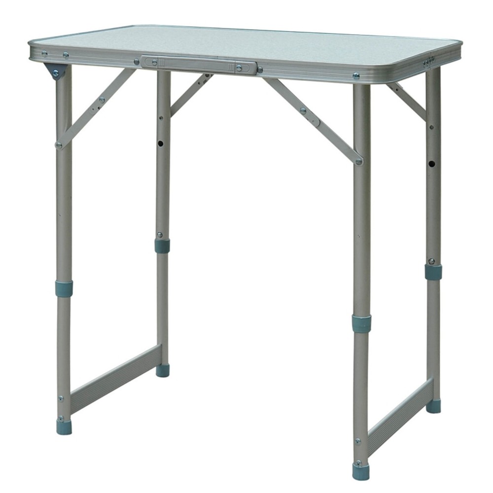 Portable Camping Table Dining Table Silver