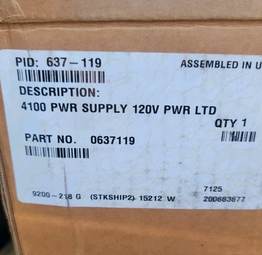 Simplex 637-119 4100 Power Supply ( NEW SEALED )