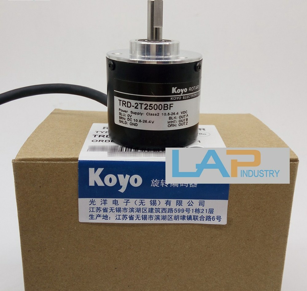 1PCS NEW For koyo rotary encoder TRD-2T2500BF solid shaft encoder