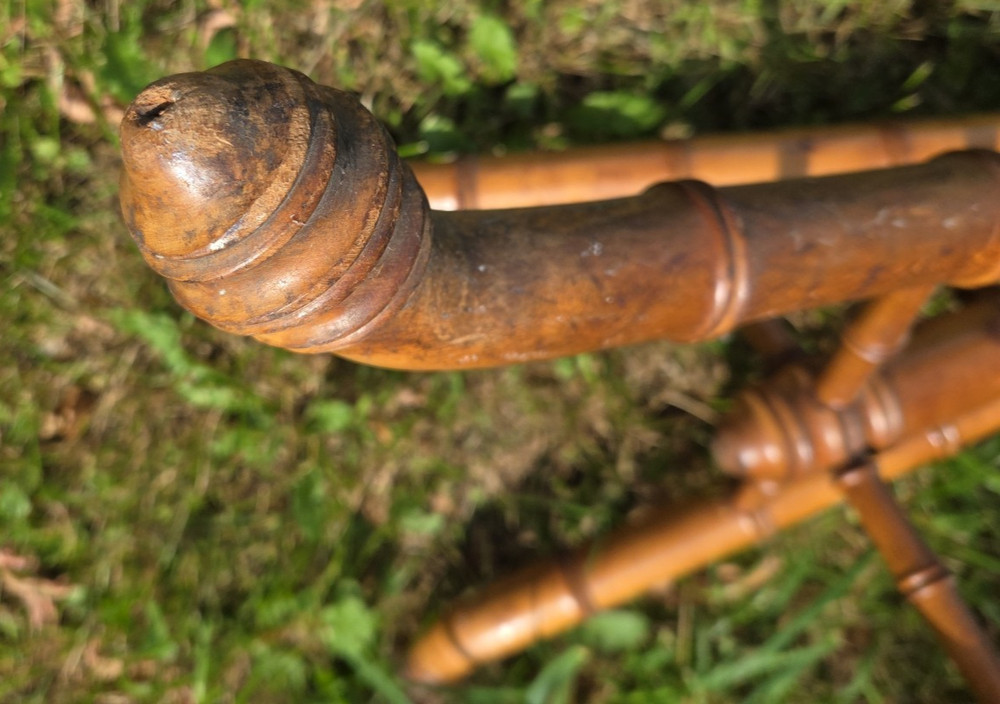 Bamboo Hall Tree Coat Rack Victorian antique