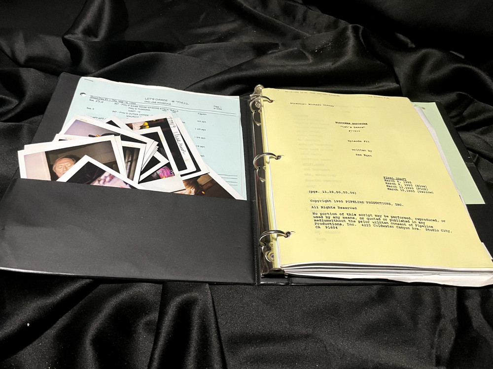 Northern Exposure Script with Cast Polaroids - Let's Dance