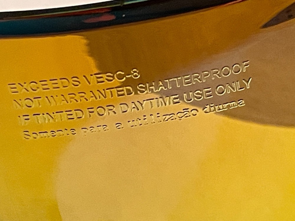 PSLER Assault Rapid Stream Outer Helmet Visor Face Shield Replacement Deep Red