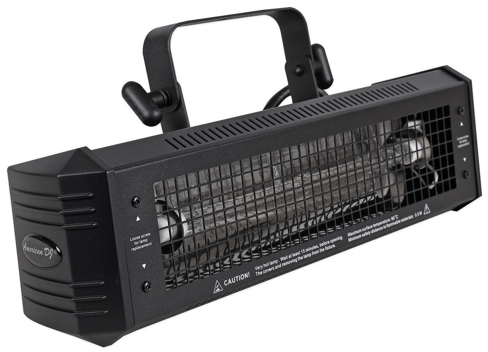 American DJ Mega Flash DMX 800-Watt Compact DMX Strobe Light+Backpack ADJ
