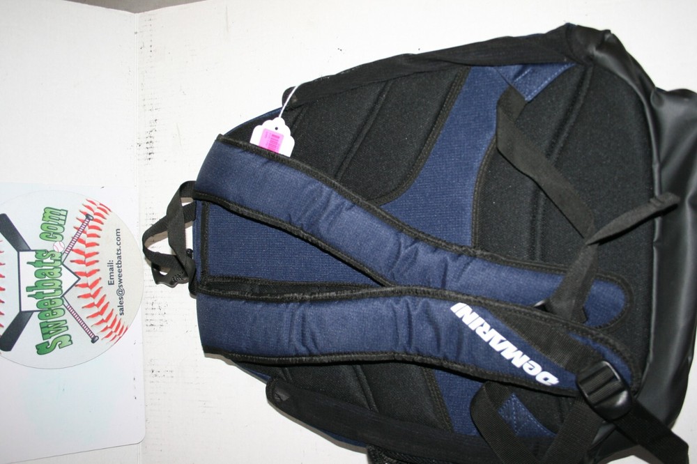 Demarini Aftermath Backpack Equipment Bag Blue Black Back Pack Baseball Softball