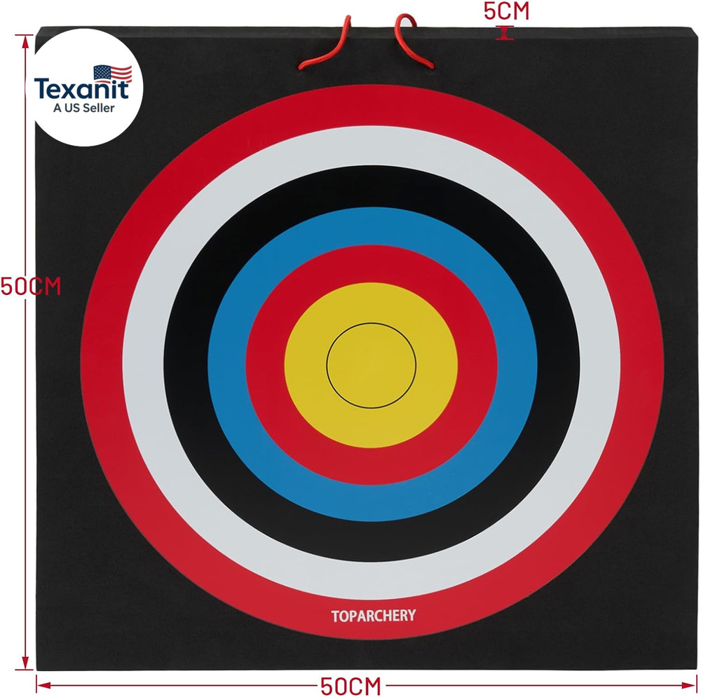 20'' Foam Archery Target High-Density Target Block Target for Backyard, Throwing