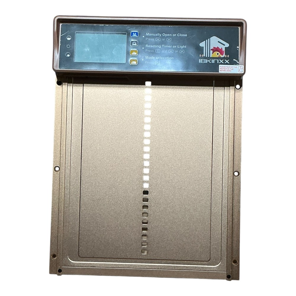 Parts Only Automatic Chicken Coop Door Solar Powered with Timer & Light Sensor