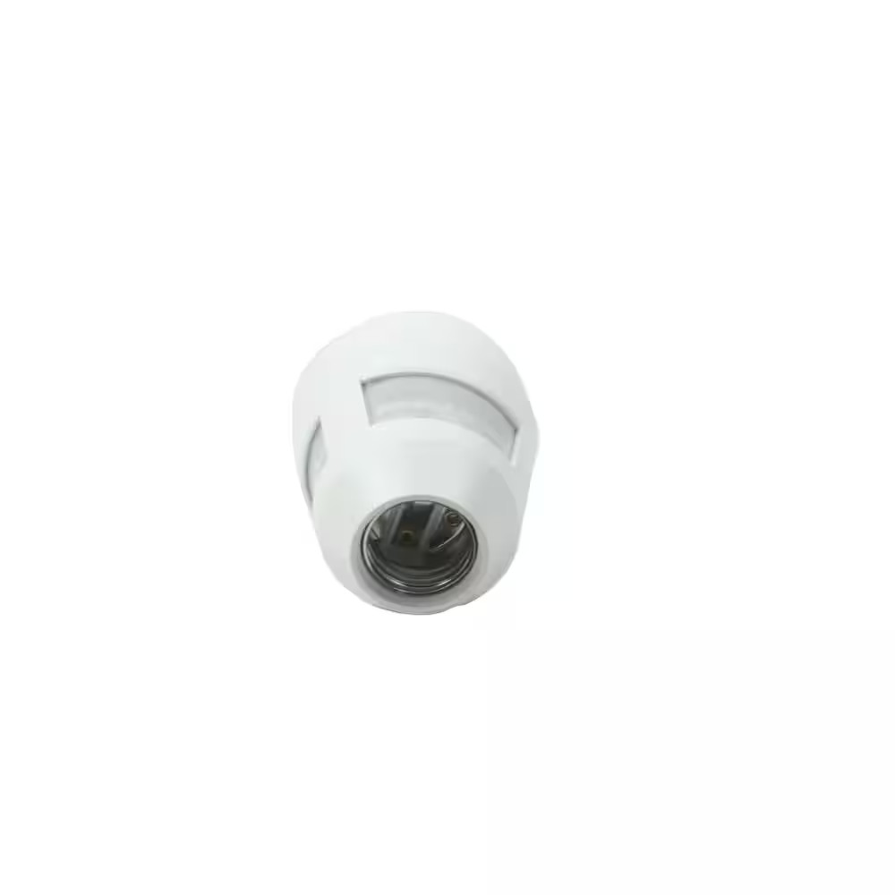 360-Degree Motion Activated Light Socket Control, White