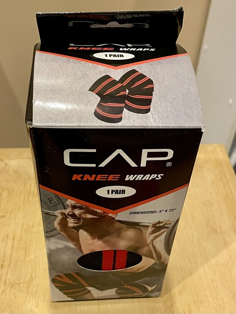 CAP RED KNEE WRAPS (1 PAIR)-BRAND NEW