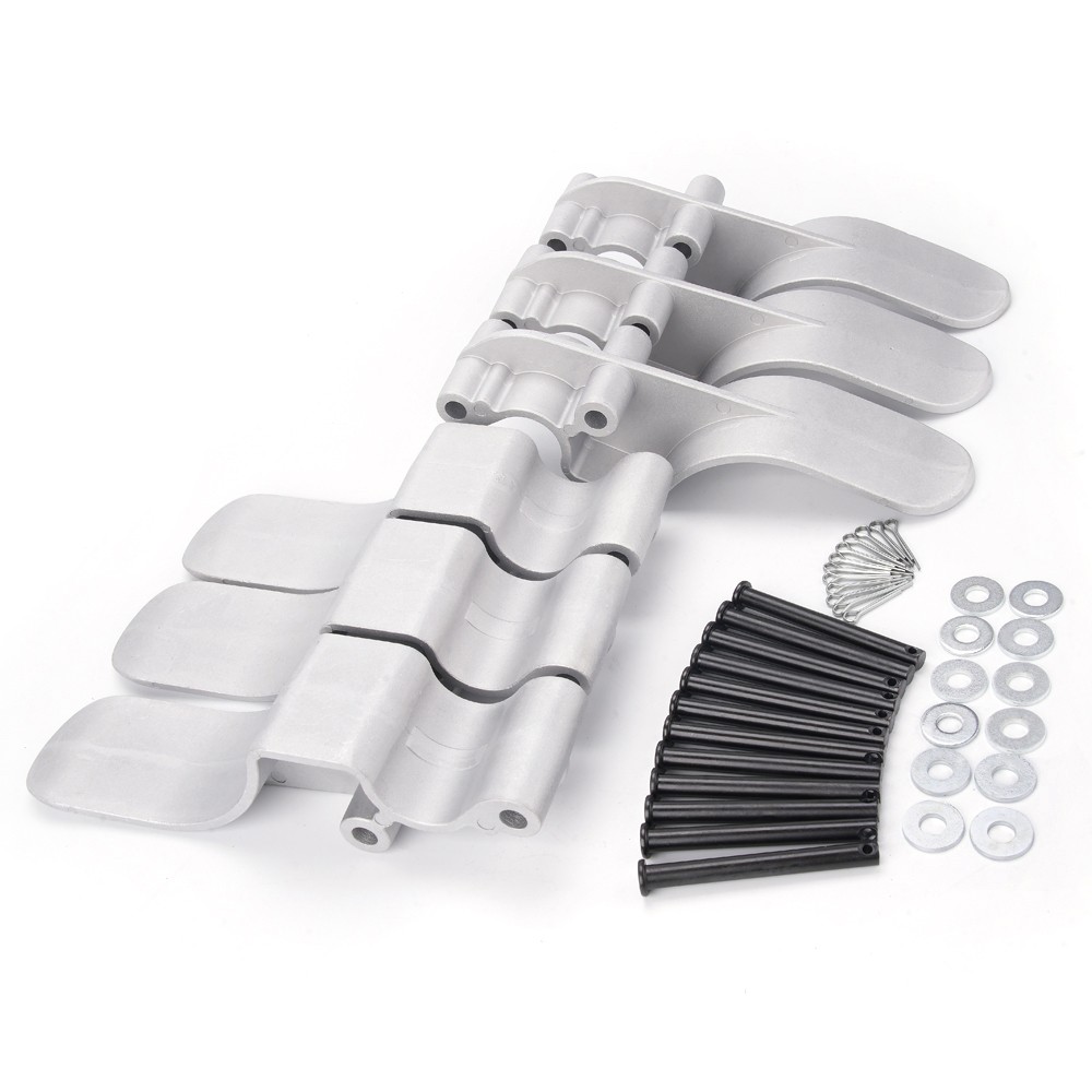 6 Pack Quick Release Upright Tarp Stop Replace Rusted Stops on Roll Tarp Systems