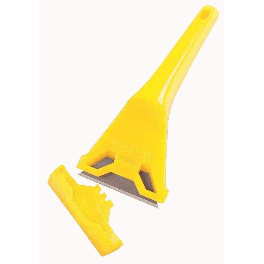 Stanley 0-28-590 Window Scraper, Yellow
