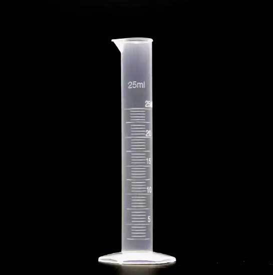 10ml-2000ml Plastic Measuring Cylinder with Scale, Blue Print, Lab Supply