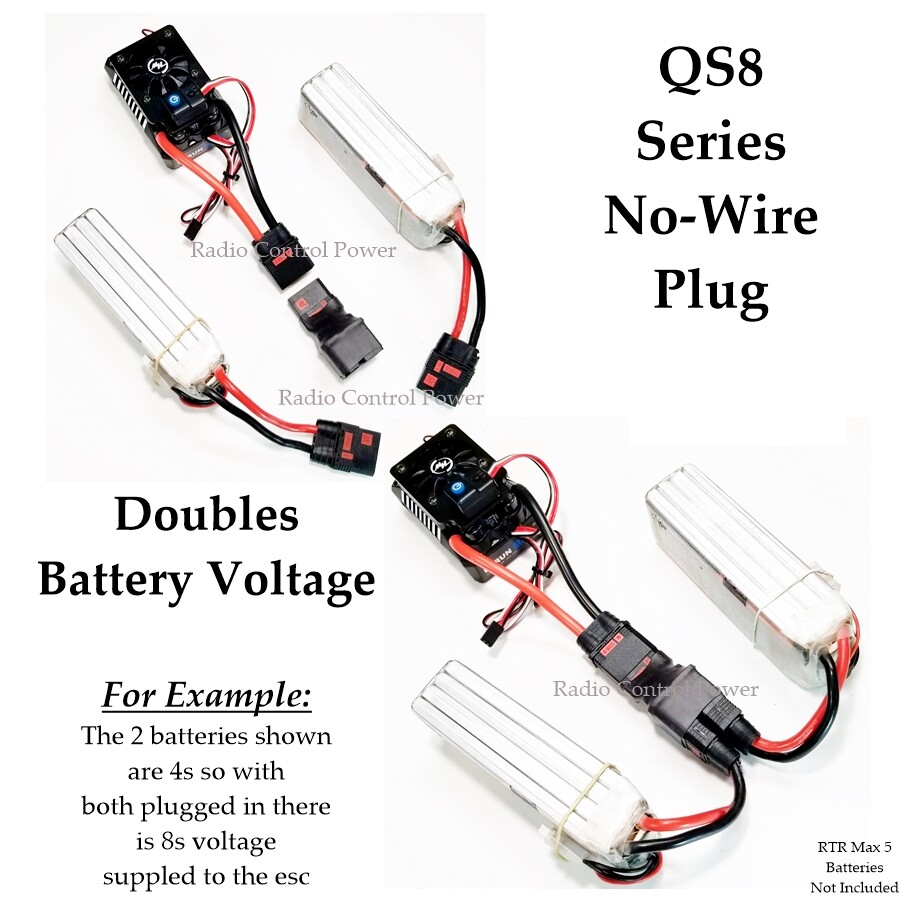 RCP-QS8 Parallel or Series Plug (No Wire Version)