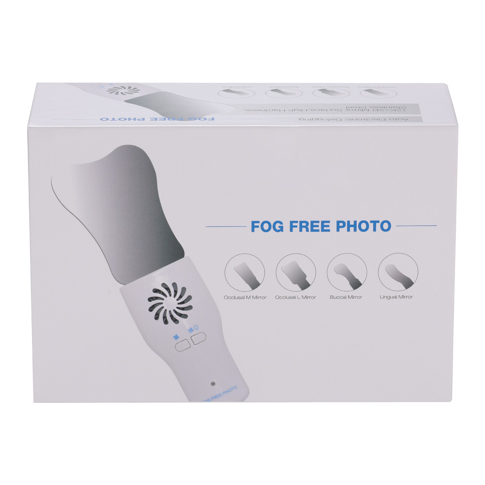 Dental Occlusal Mirror Fog Free LED Intra Oral Photo System 4 Mirrors Anti-Fog