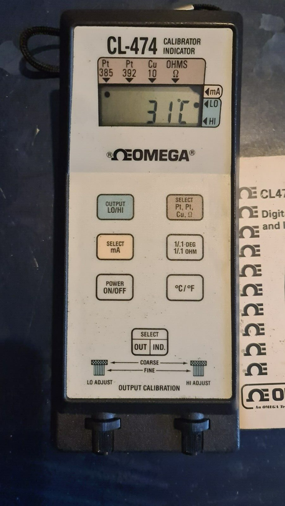 Omega CL-474 Calibrator tested