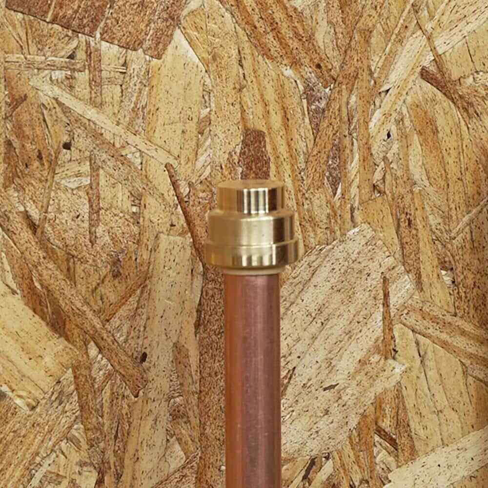QUICKFITTING 1 in. Push-to-Connect Brass Push Cap (End Stop) Fitting
