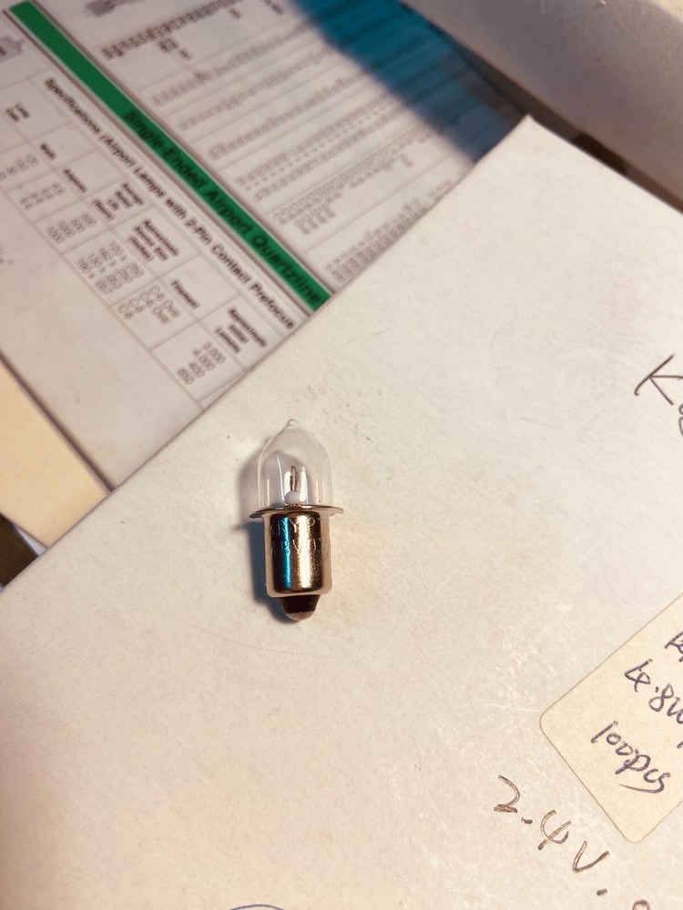 4.8V .75A Flash Light bulb lamp for 6-Volt (4 battery) Lantern